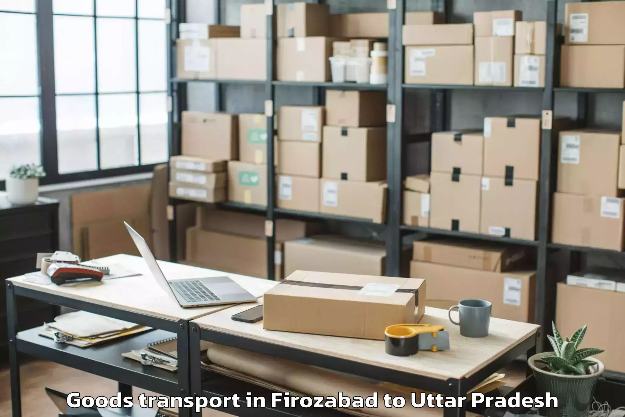 Quality Firozabad to University Of Allahabad Allaha Goods Transport